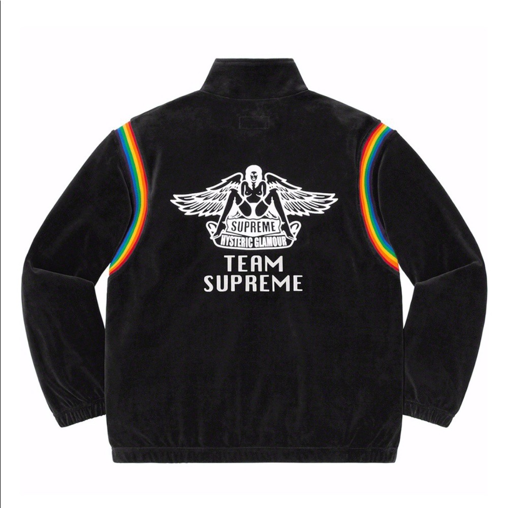 Supreme x Hysteric Glamour Velour Track Jacket